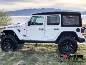Jeep Custom Wheels (1) - Black Rhino - 18 x 9.5" - Highland - Matte Black w/ Milled Spokes Jeep Custom Wheels (1) - Black Rhino - 18 x 9.5" - Highland - Matte Black w/ Milled Spokes